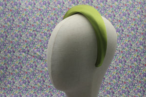 Diadema Volumen Satinada Premium - Verde