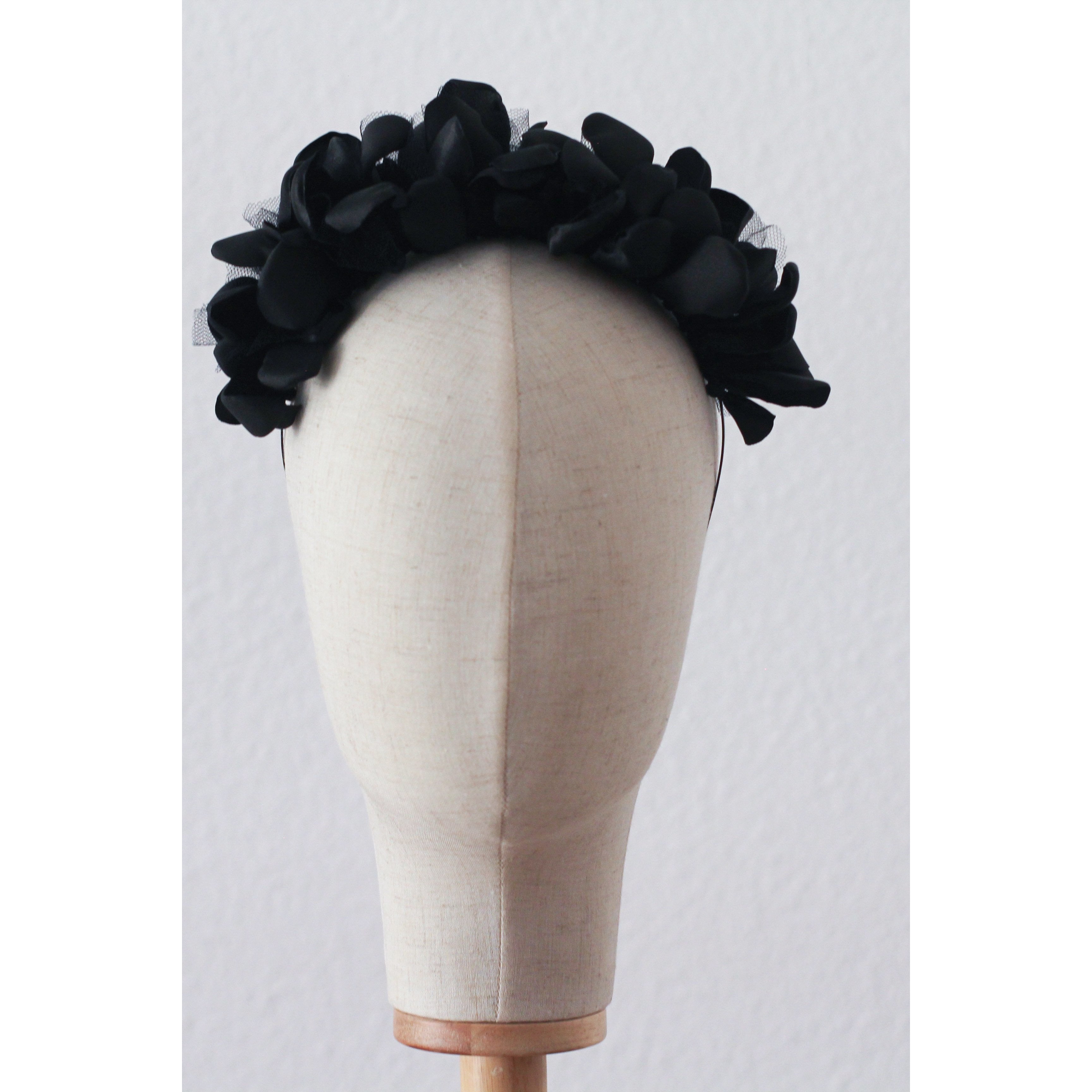 Diadema de Pétalos - Negro