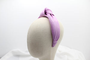 Diadema Nudo Sinamay Seda - Lila