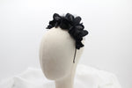Cargar imagen en el visor de la galería, Diadema de Pétalos - Negro
