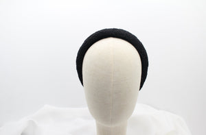 Diadema Volumen Bordados - Negro