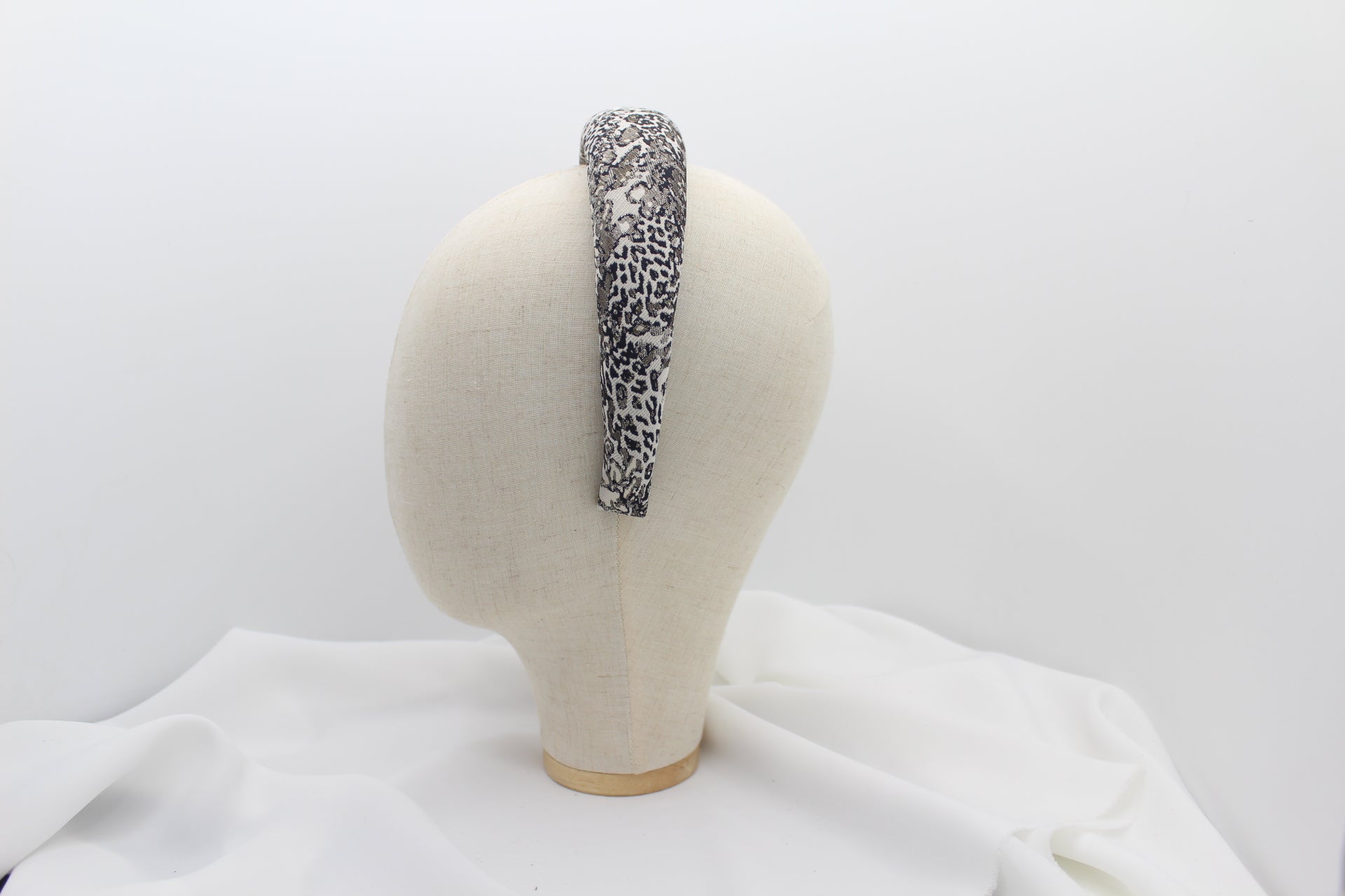 Diadema con Volumen - Leopardo Dorado