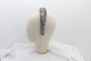 Diadema con Volumen - Leopardo Dorado
