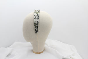 Diadema Plana Print - Verde y Negro