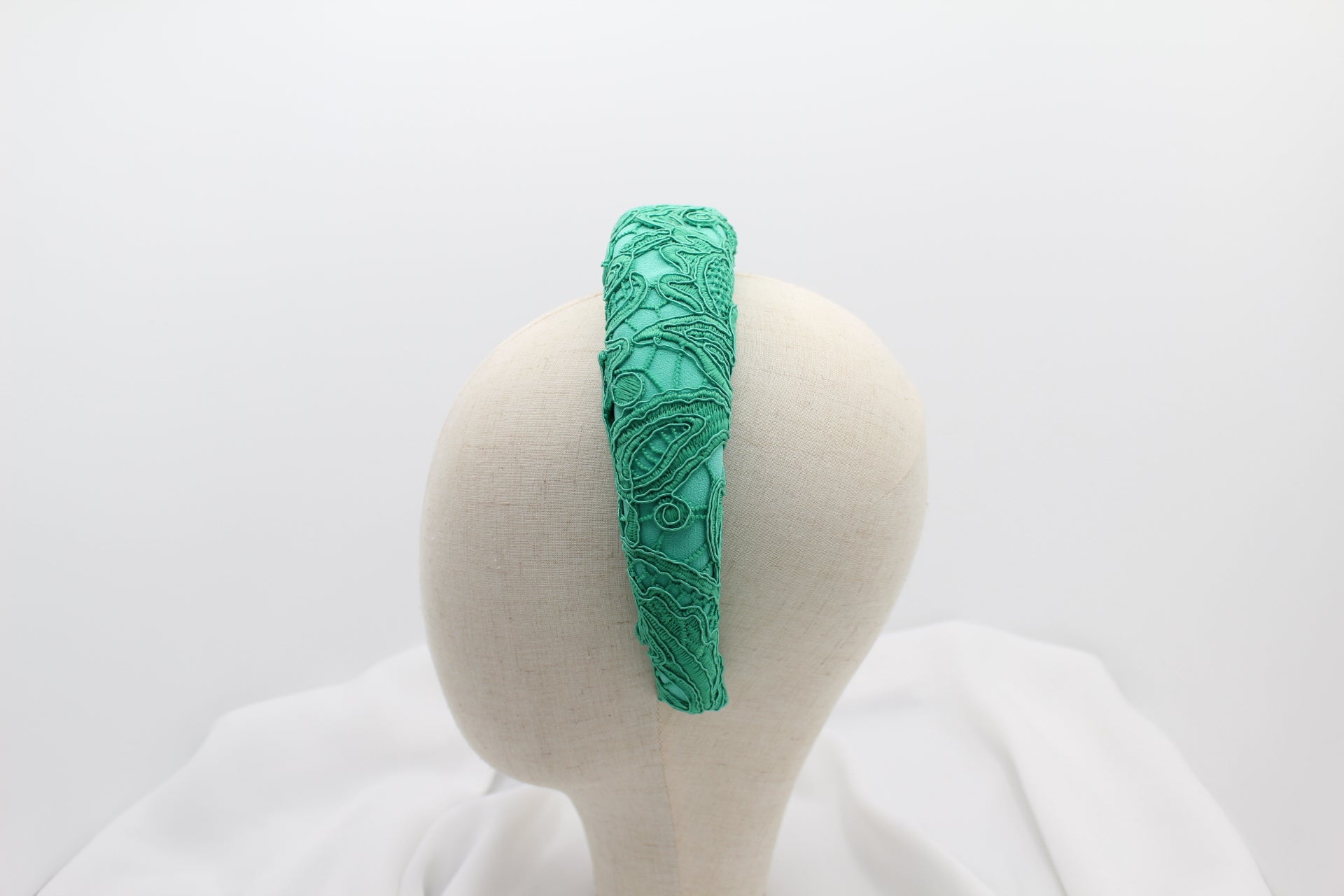 Diadema Volumen Bordados - Verde