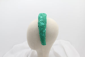 Diadema Volumen Bordados - Verde