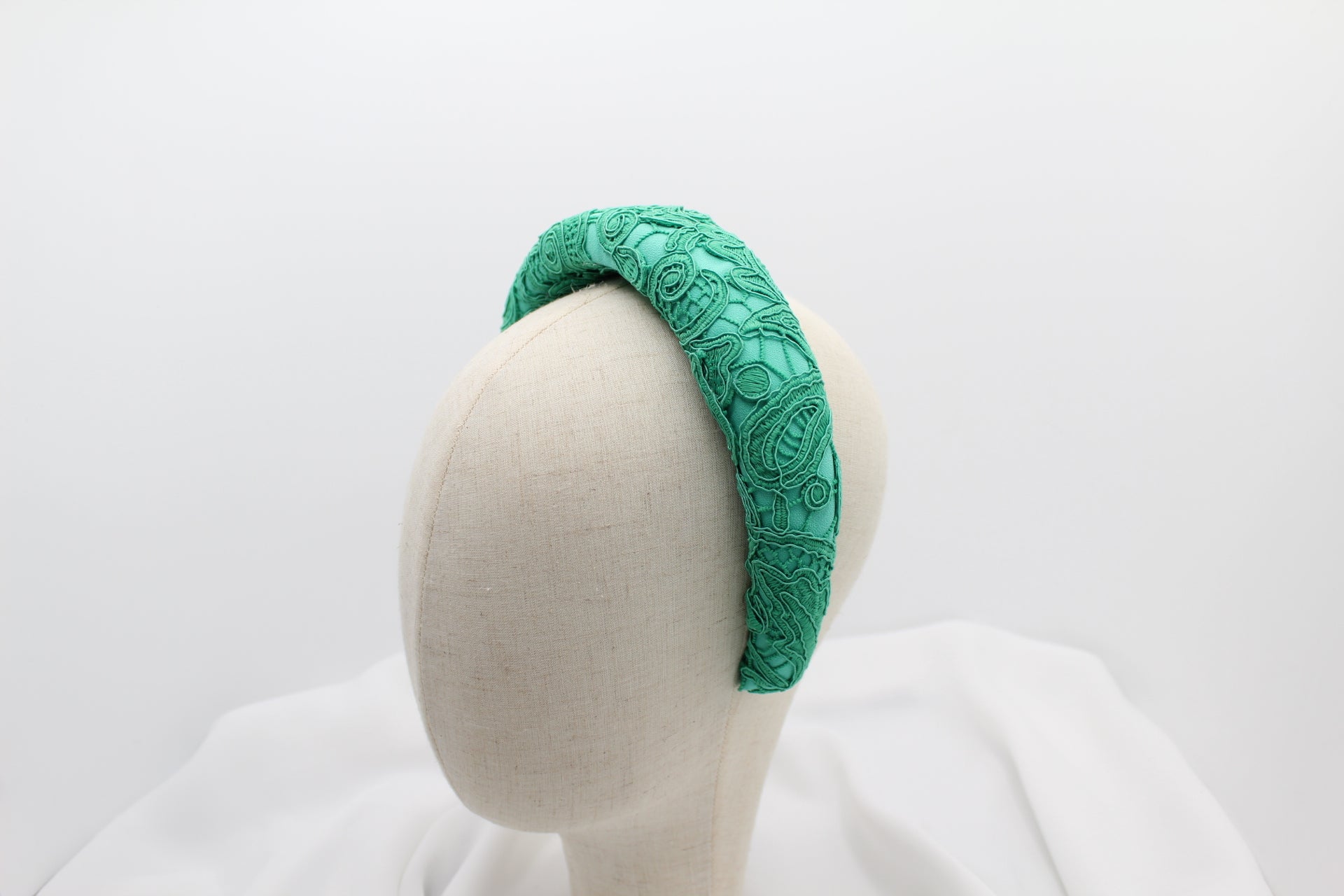 Diadema Volumen Bordados - Verde