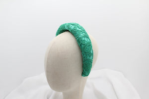 Diadema Volumen Bordados - Verde