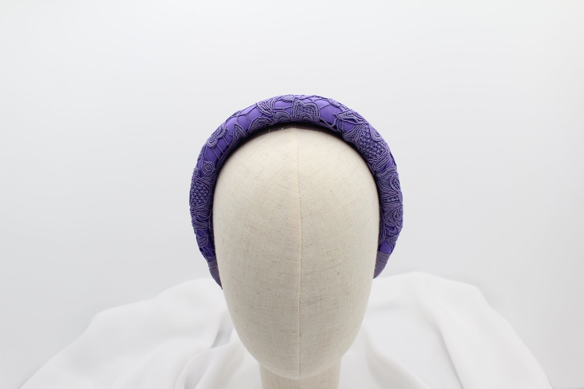 Diadema Volumen Bordados - Morada