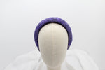 Cargar imagen en el visor de la galería, Diadema Volumen Bordados - Morada

