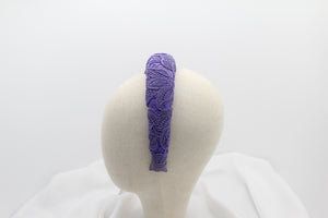 Diadema Volumen Bordados - Morada
