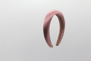 Diadema Volumen Satinada Premium - Rosa