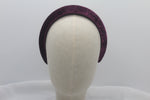 Cargar imagen en el visor de la galería, Diadema con Volumen - Terciopelo Fucsia oscuro
