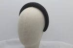 Cargar imagen en el visor de la galería, Diadema con Volumen - Brocados negro Jacquard
