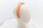 Cargar imagen en el visor de la galería, Diadema Volumen Satinada Premium - Naranja abalorios
