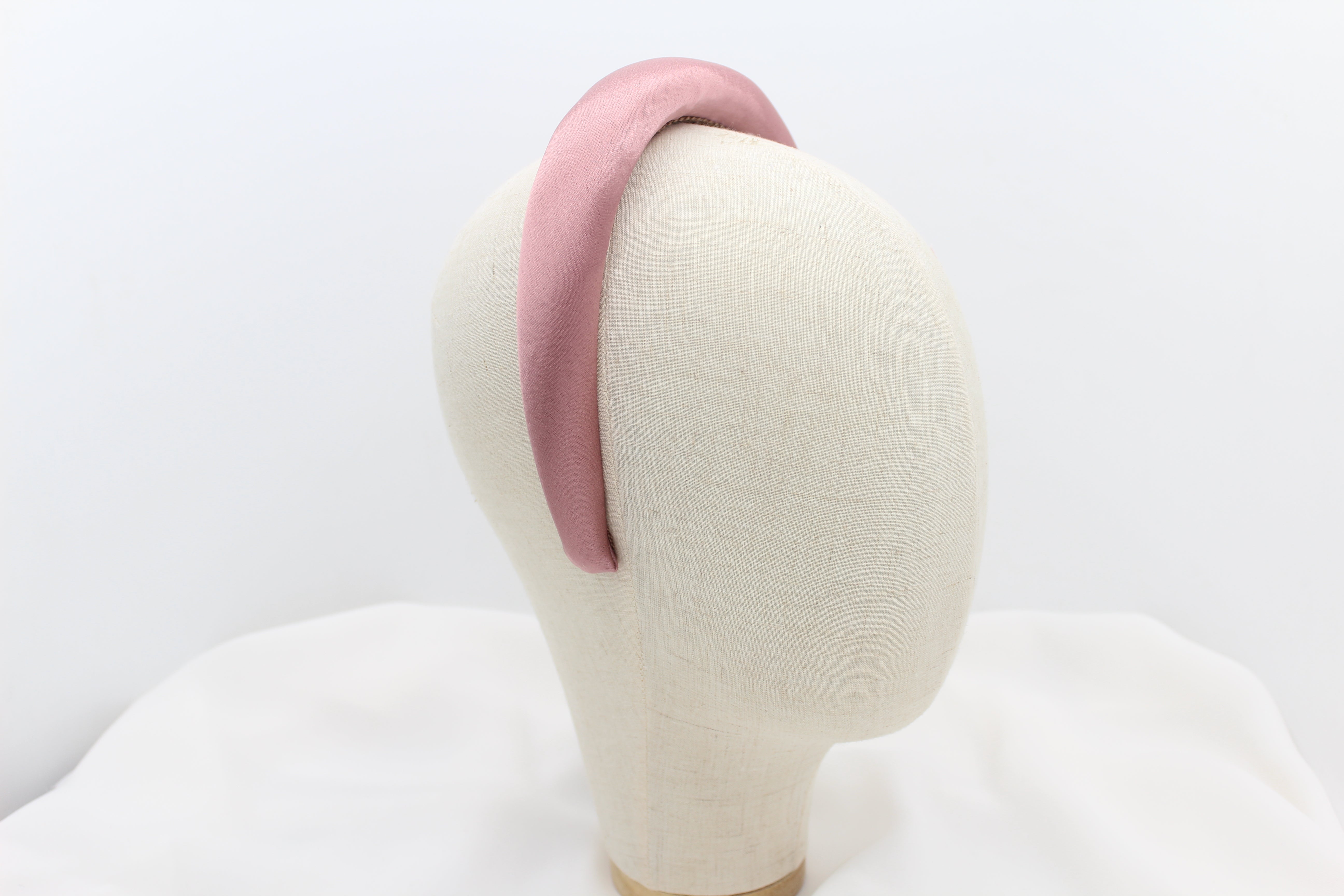 Diadema Volumen Satinada Premium - Rosa
