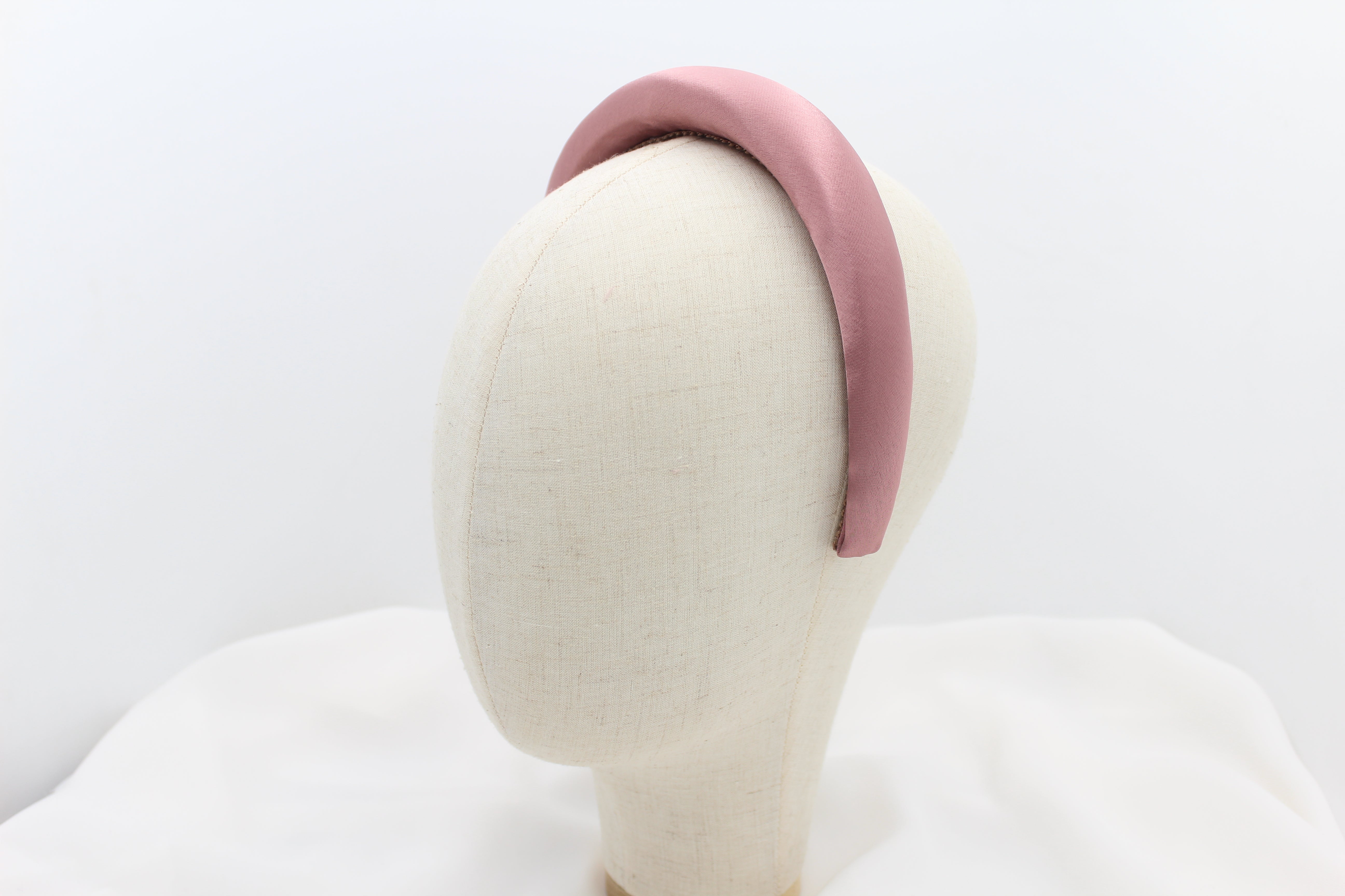 Diadema Volumen Satinada Premium - Rosa