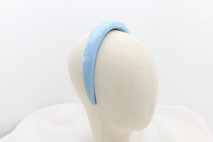 Diadema Volumen Jacquard - Azul claro