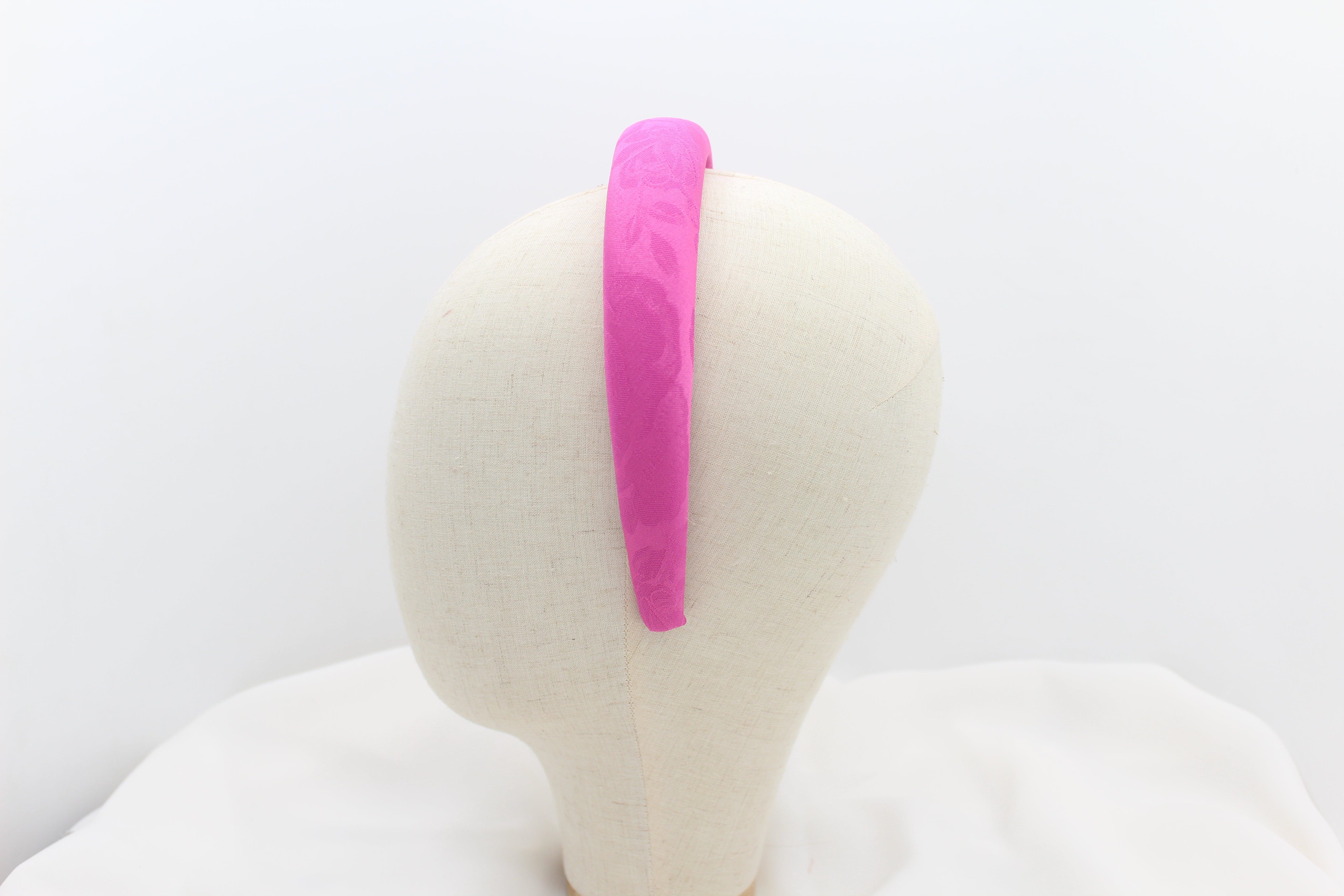Diadema Volumen Jacquard - Fucsia