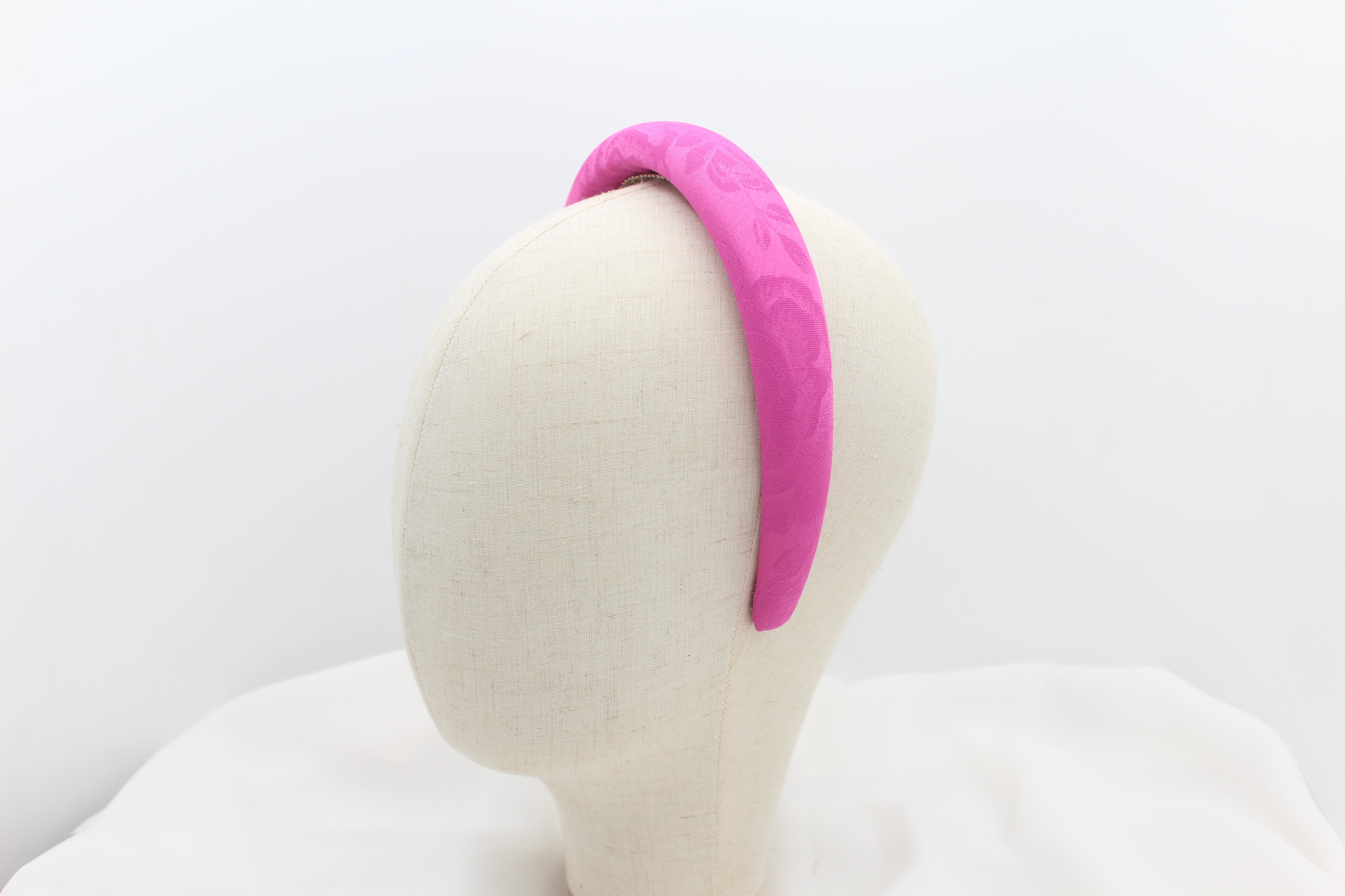 Diadema Volumen Jacquard - Fucsia