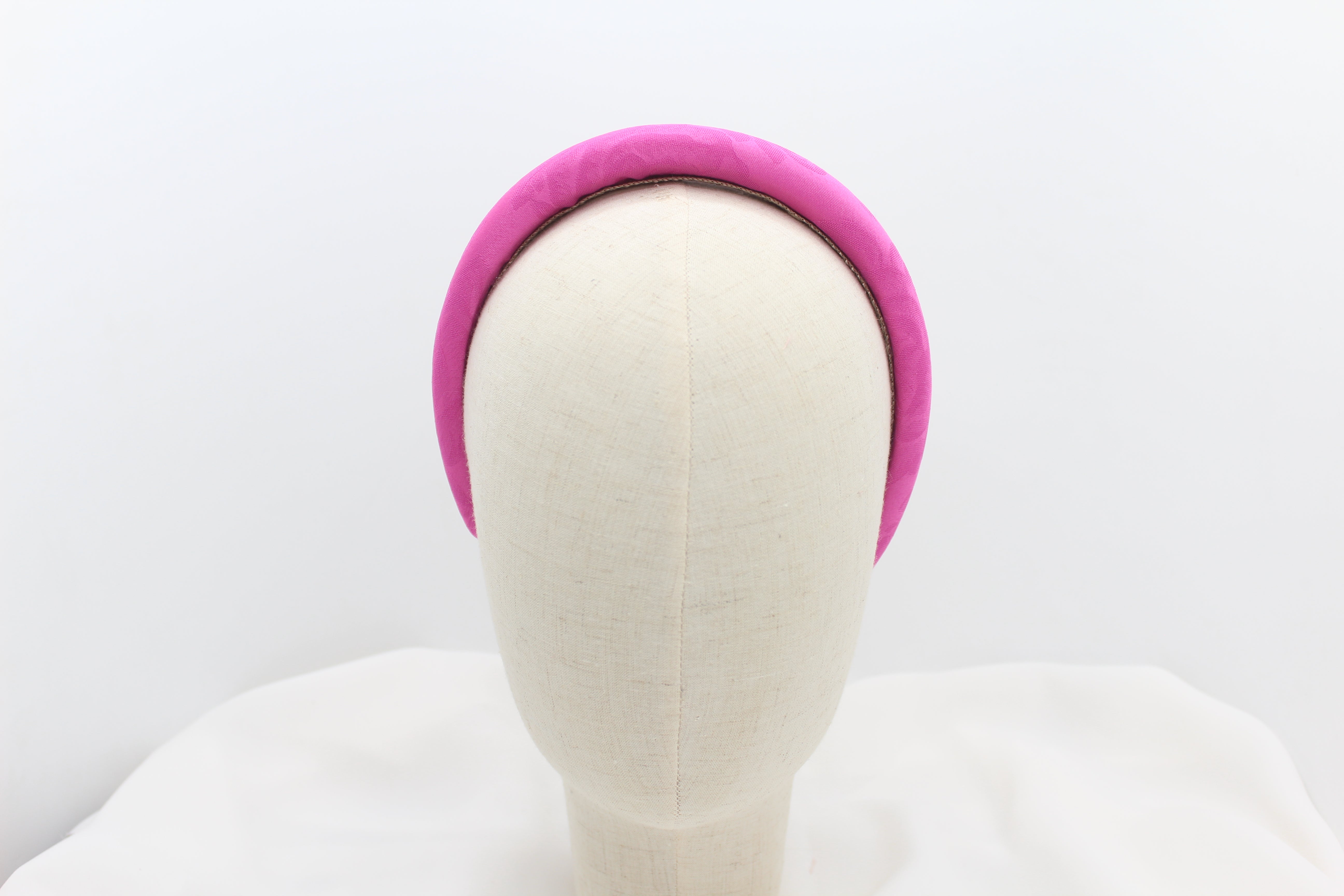 Diadema Volumen Jacquard - Fucsia