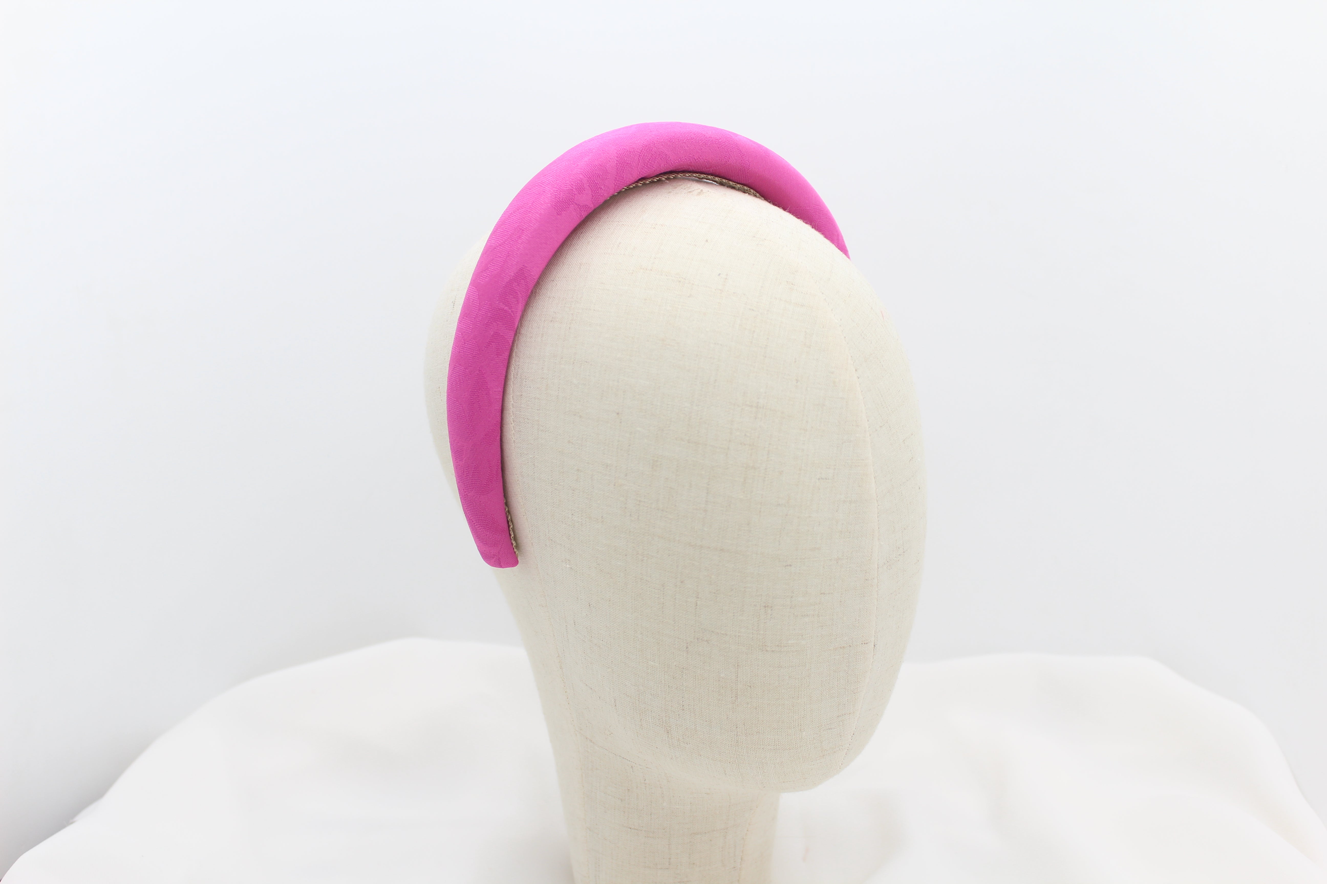 Diadema Volumen Jacquard - Fucsia