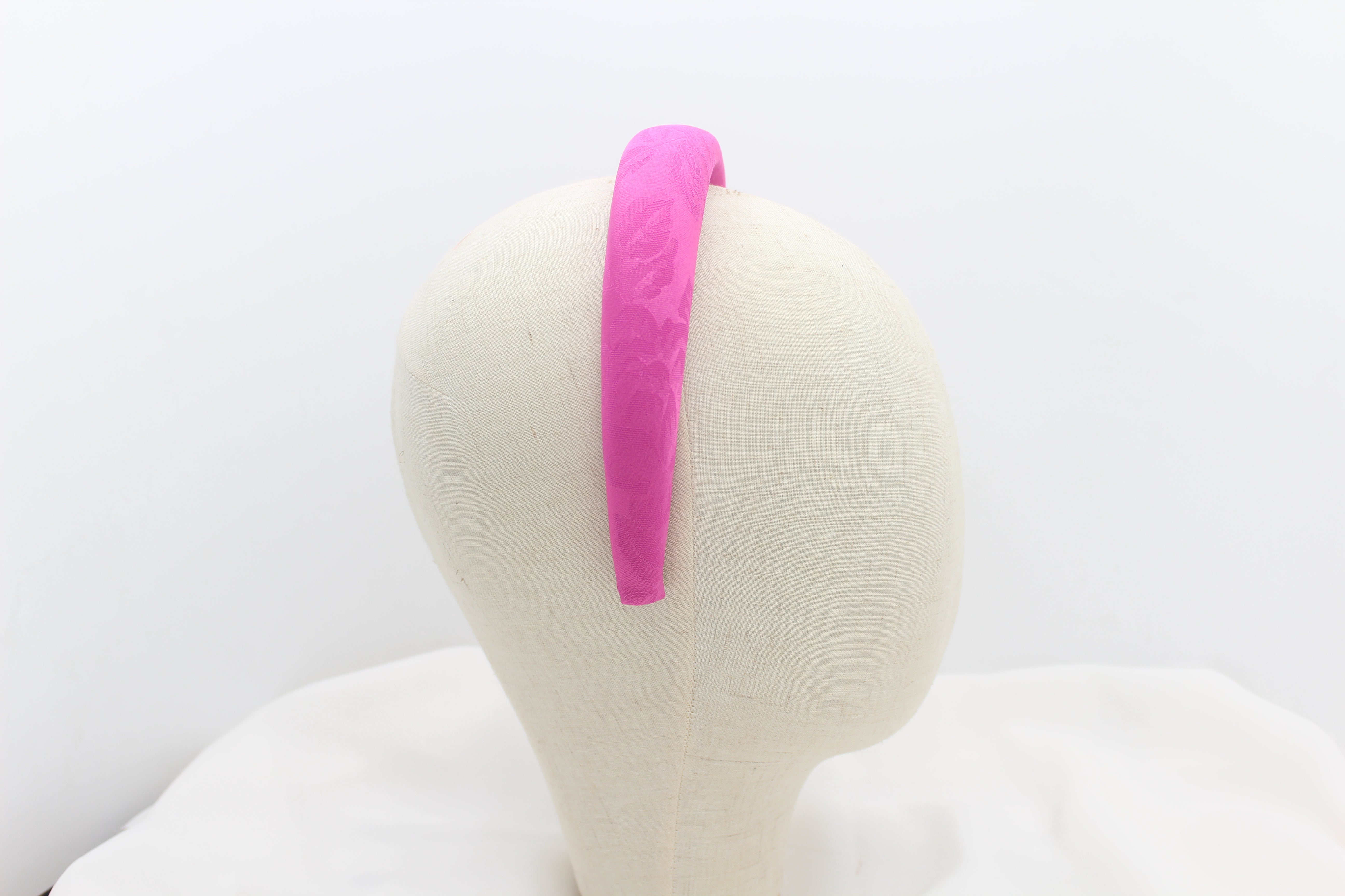 Diadema Volumen Jacquard - Fucsia