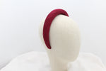 Cargar imagen en el visor de la galería, Diadema con Volumen - Tejido plisado Rojo
