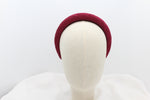 Cargar imagen en el visor de la galería, Diadema con Volumen - Tejido plisado Rojo
