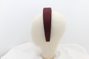 Diadema Volumen Satinada Premium - Granate
