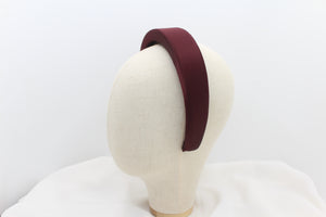 Diadema Volumen Satinada Premium - Granate
