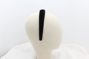Diadema con Volumen - Terciopelo negro con brillantes