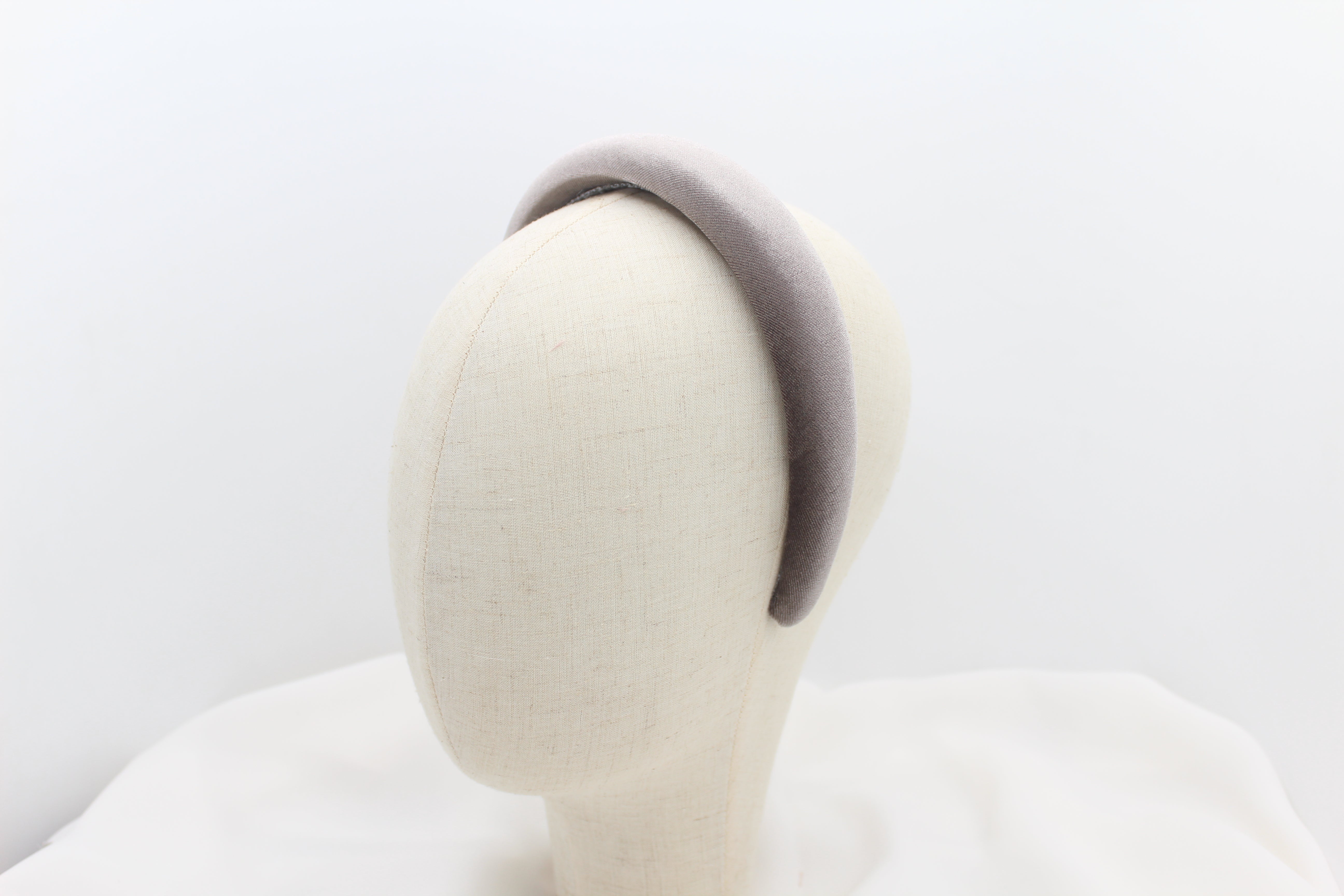 Diadema con Volumen - Terciopelo gris