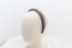 Diadema con Volumen - Terciopelo gris