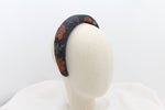 Cargar imagen en el visor de la galería, Diadema con Volumen - Estampado de brocados Naranja
