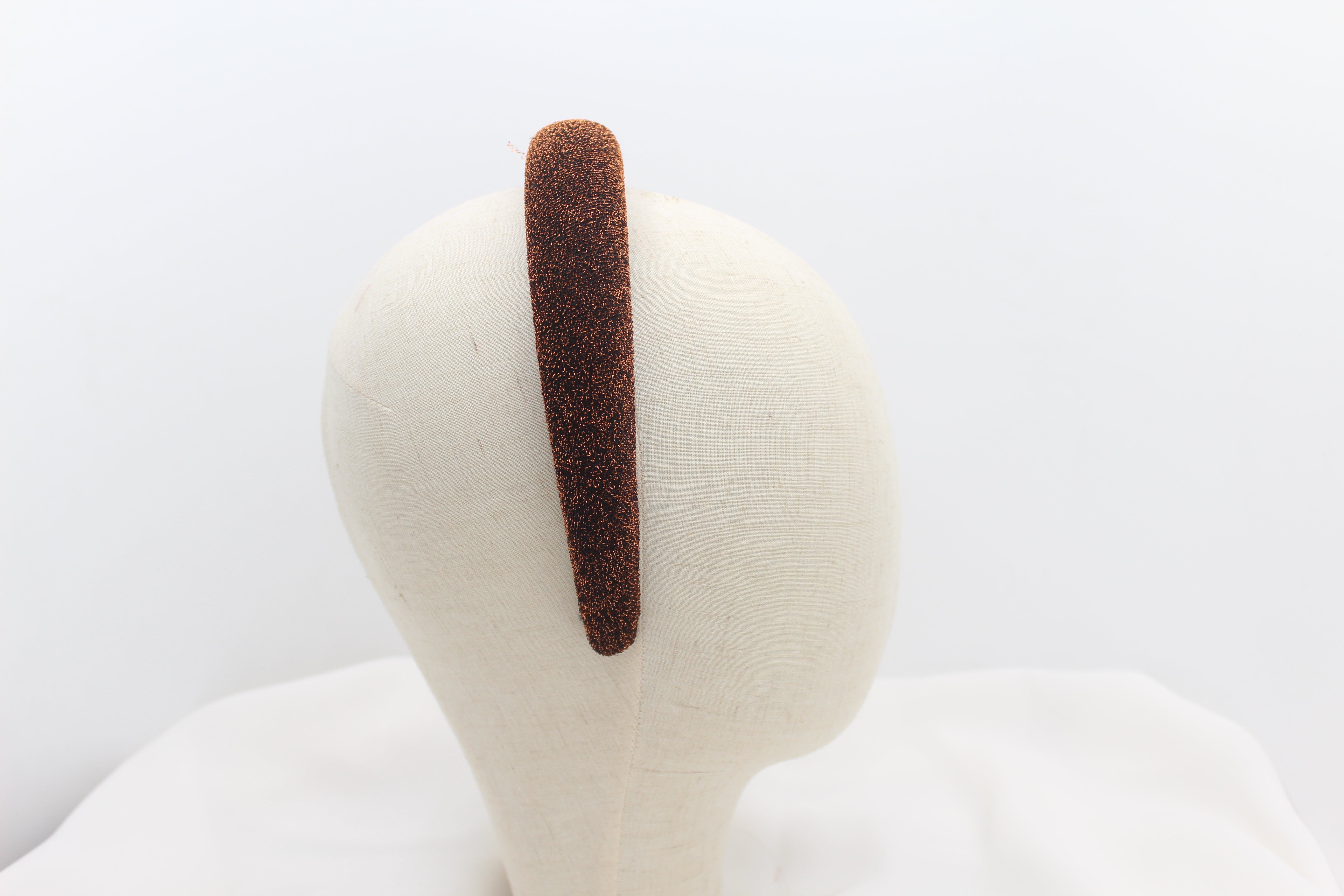 Diadema con Volumen - Metalizada Cobre