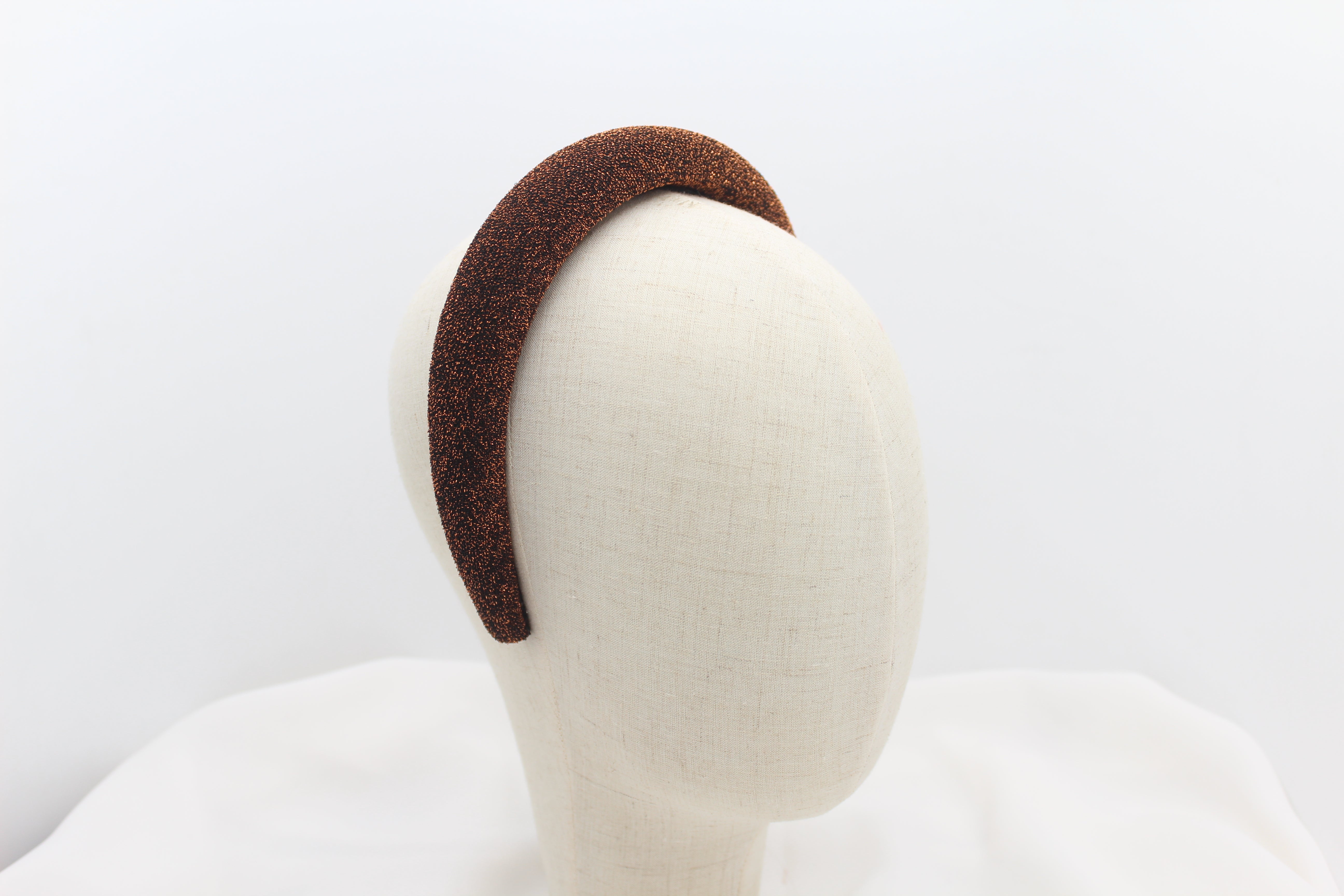 Diadema con Volumen - Metalizada Cobre