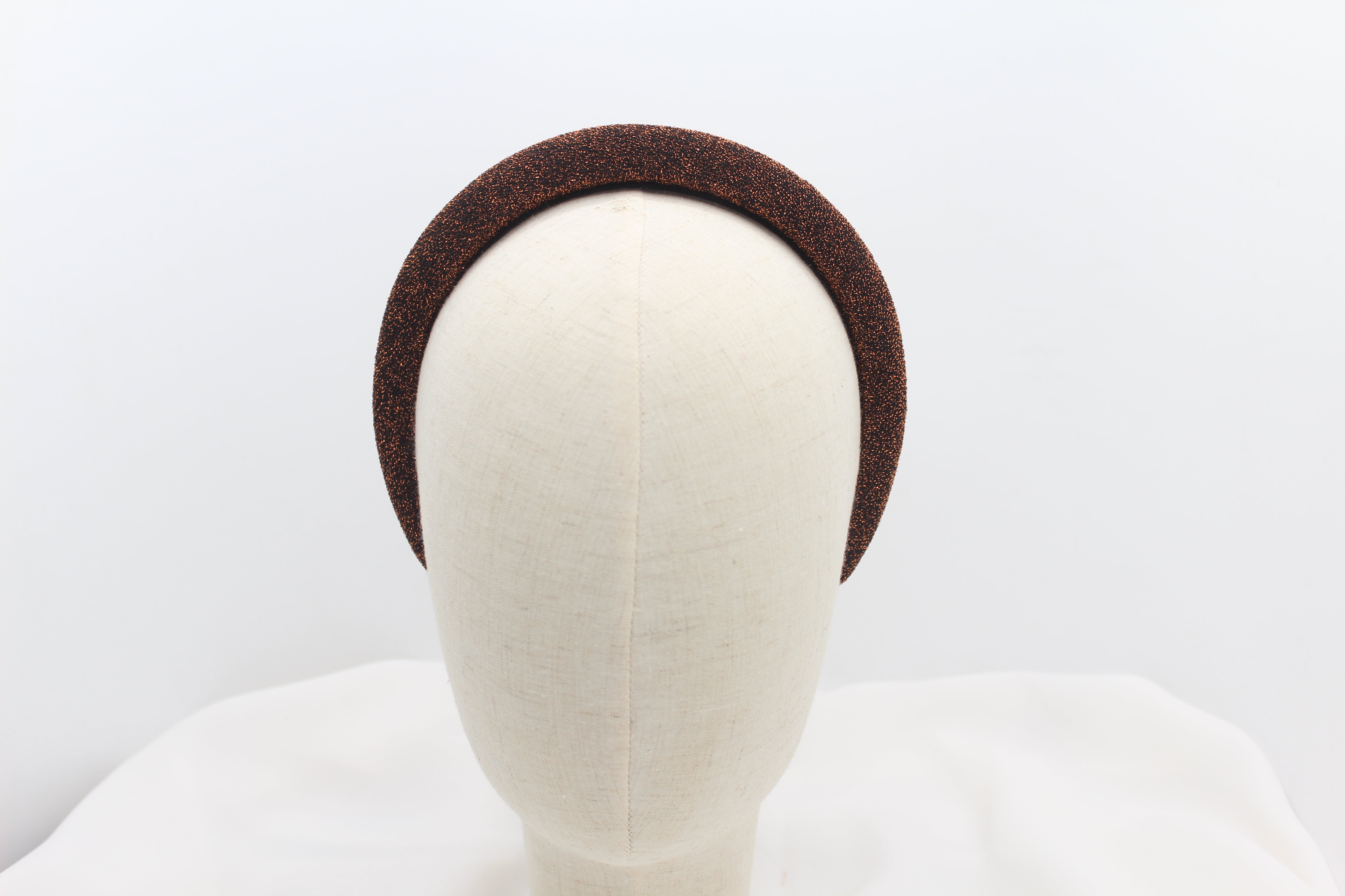 Diadema con Volumen - Metalizada Cobre