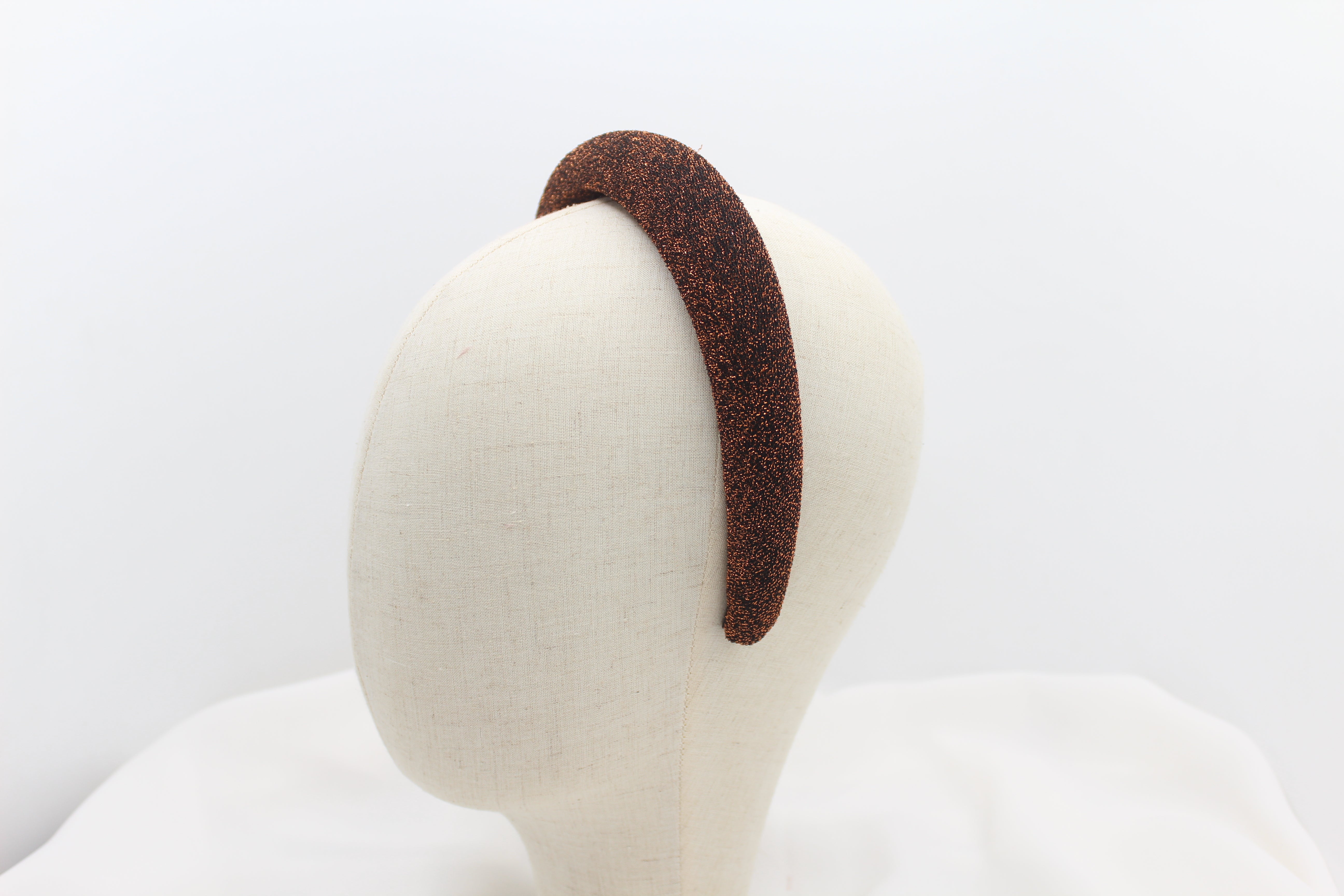 Diadema con Volumen - Metalizada Cobre