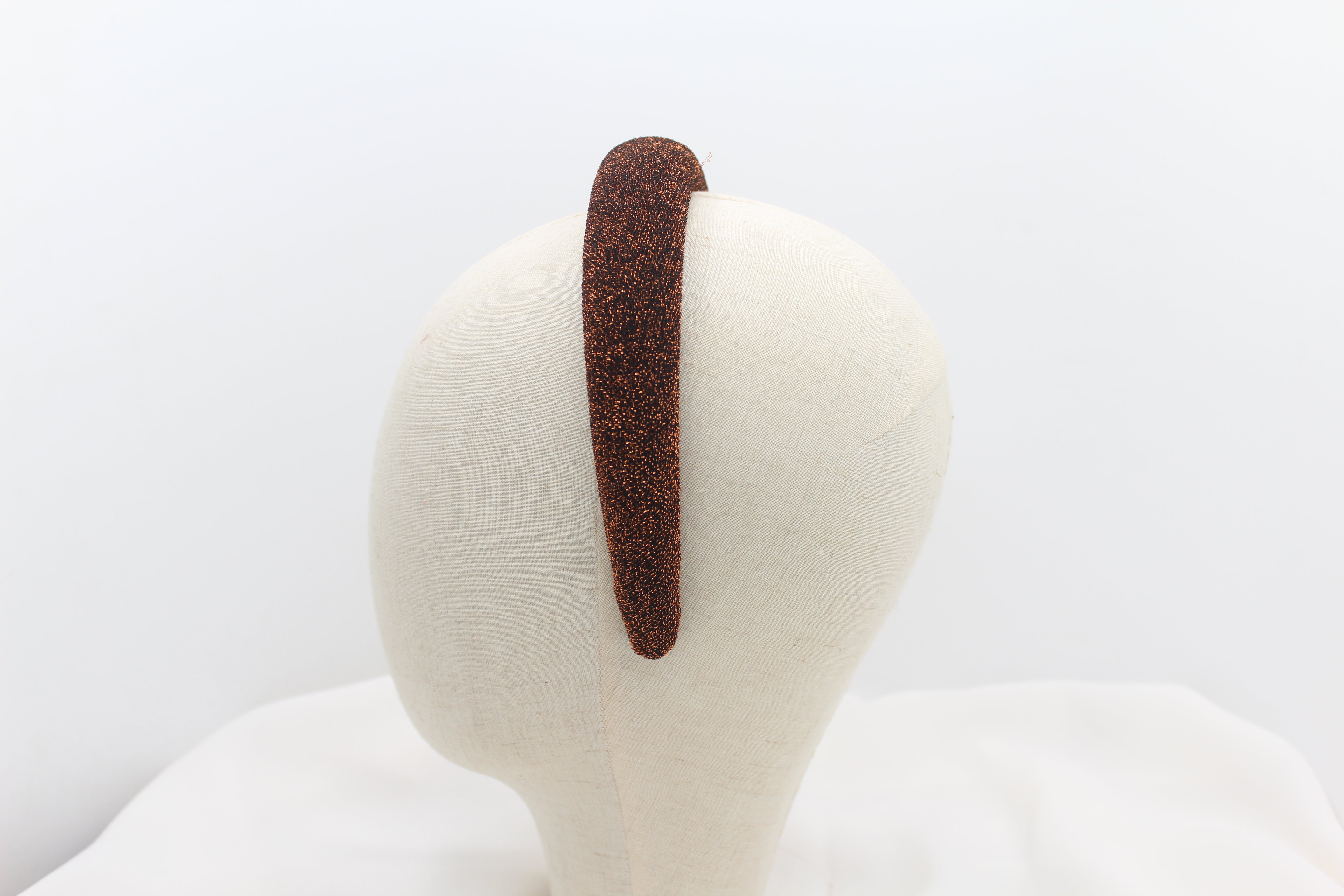 Diadema con Volumen - Metalizada Cobre