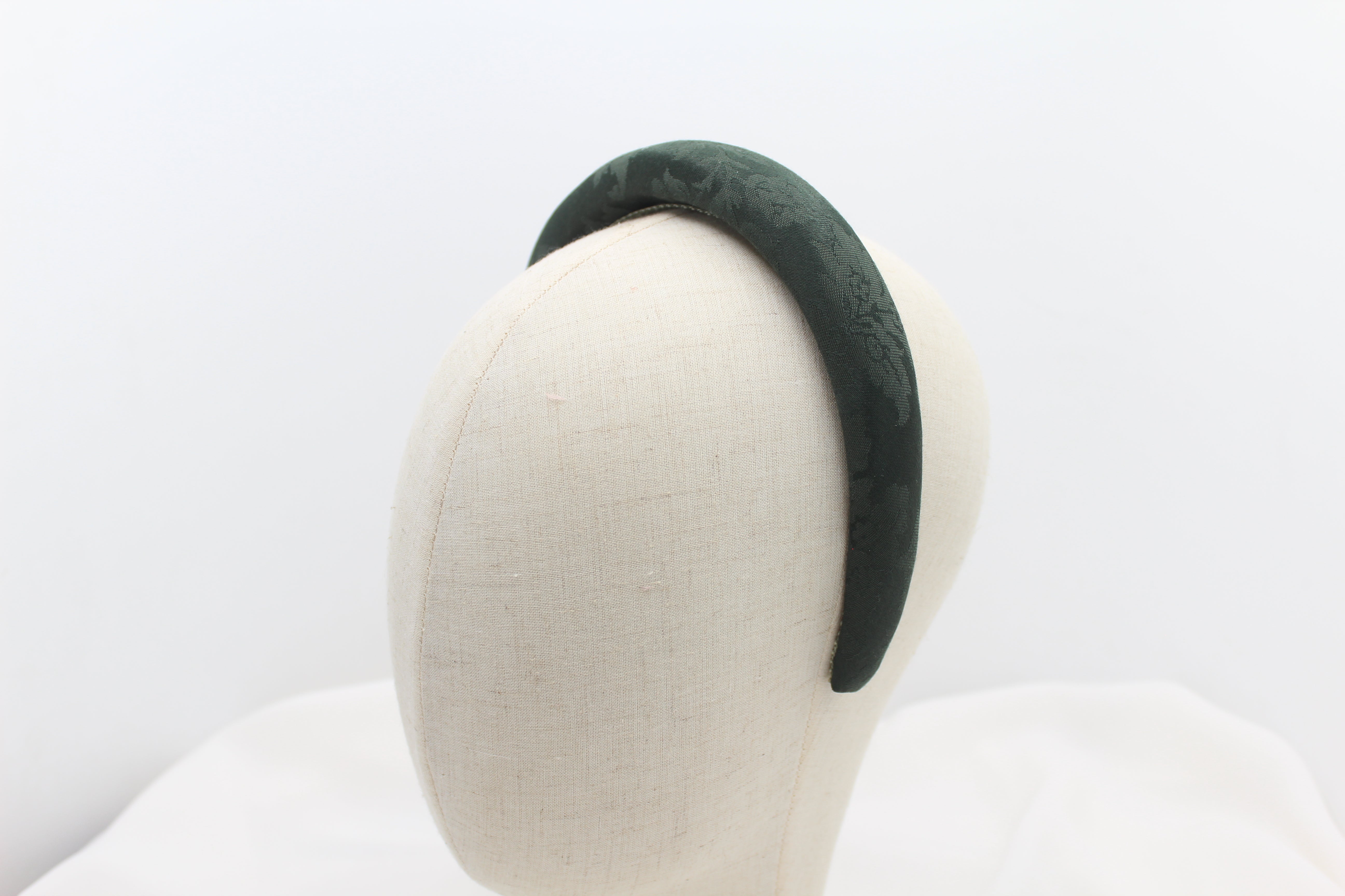 Diadema Volumen Jacquard - Verde oscuro
