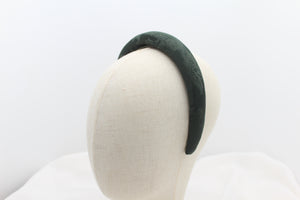 Diadema Volumen Jacquard - Verde oscuro