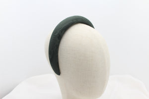 Diadema Volumen Jacquard - Verde oscuro
