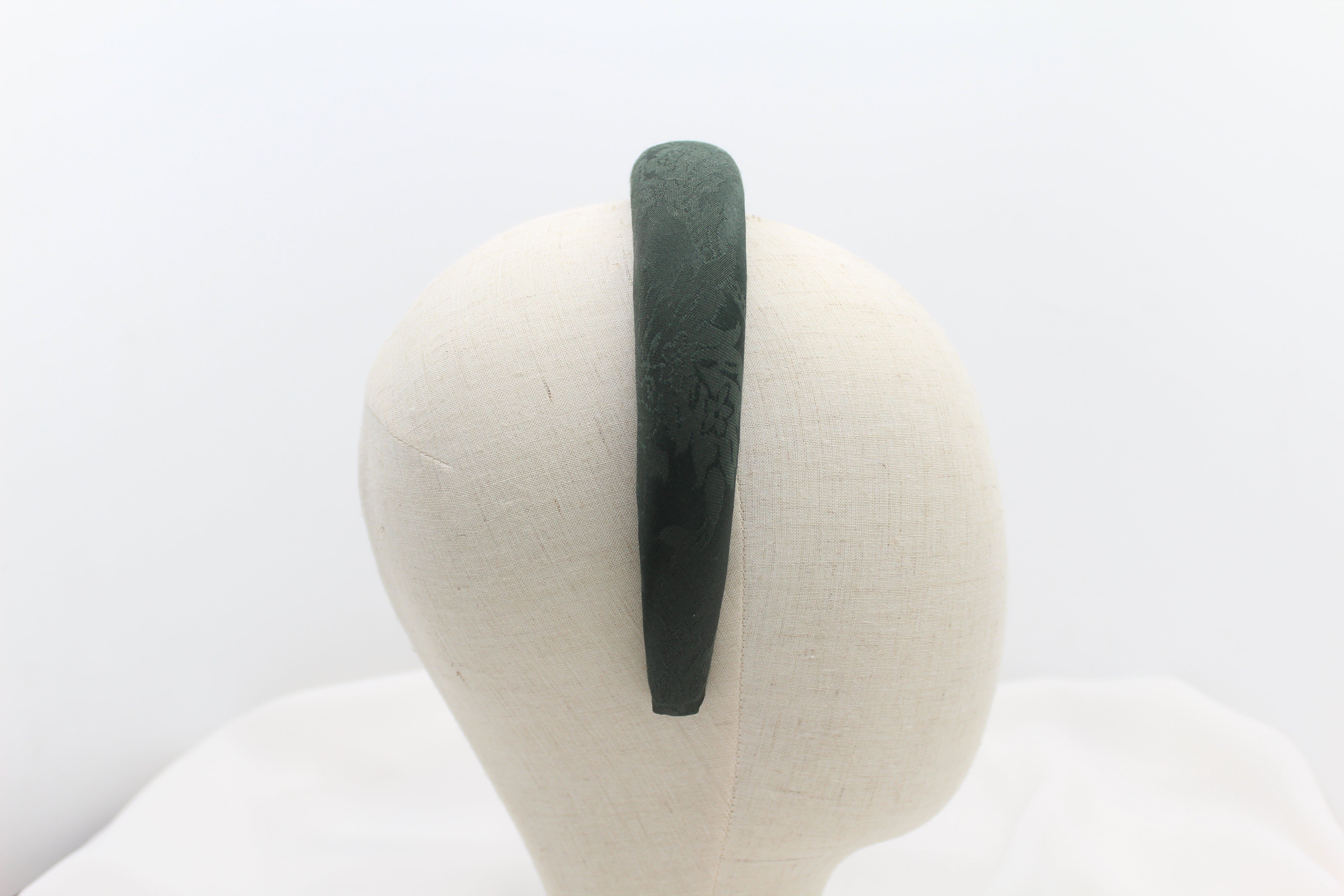Diadema Volumen Jacquard - Verde oscuro