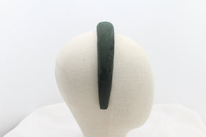 Diadema Volumen Jacquard - Verde oscuro