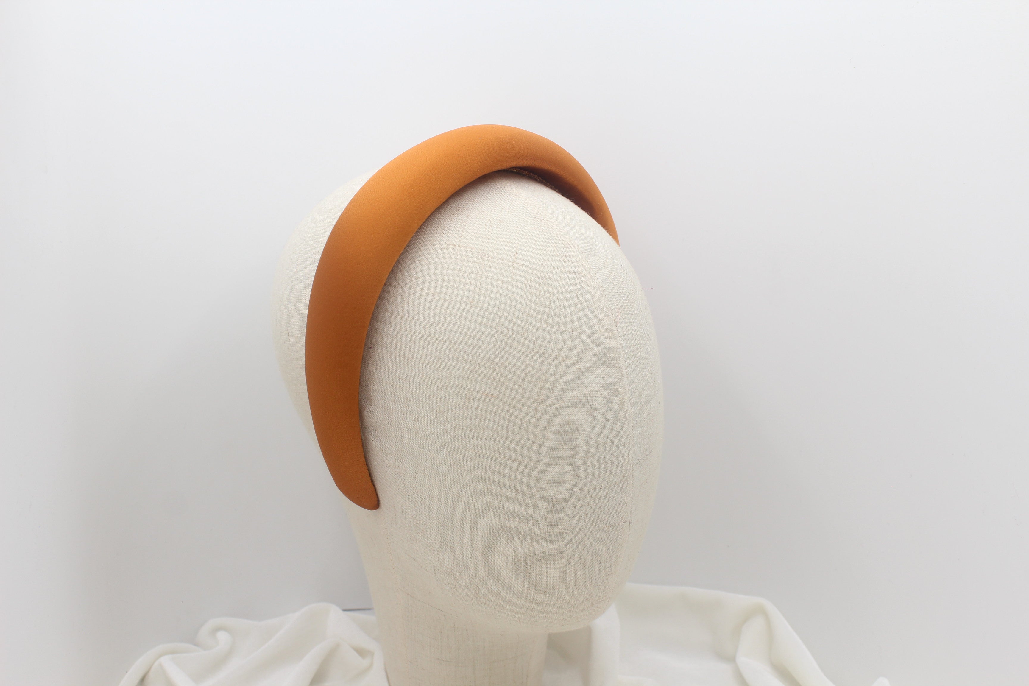 Diadema Volumen Satinada Premium - Naranja