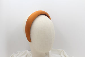 Diadema Volumen Satinada Premium - Naranja