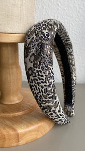 Diadema con Volumen - Leopardo Dorado