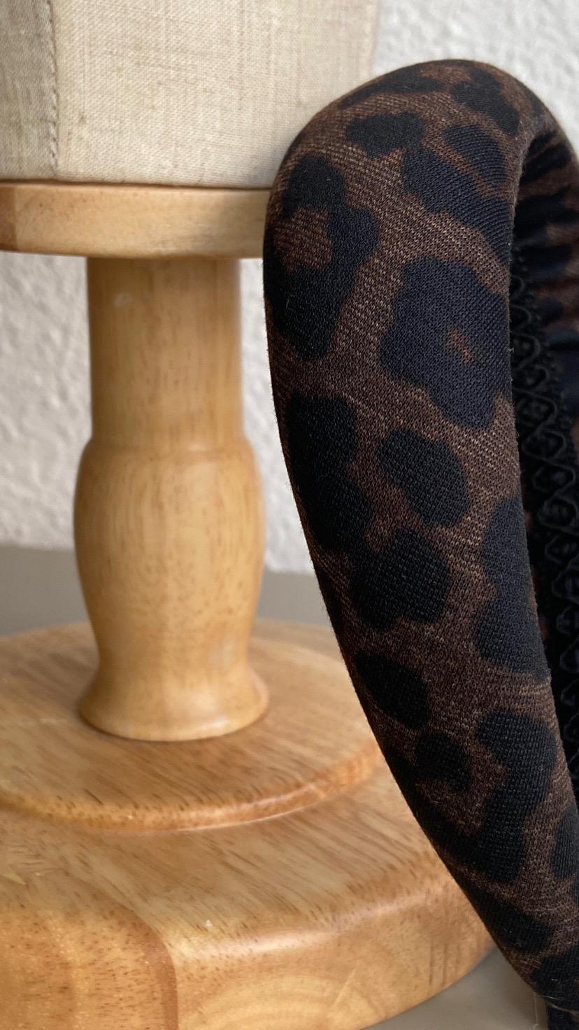 Diadema con Volumen - Print Leopardo