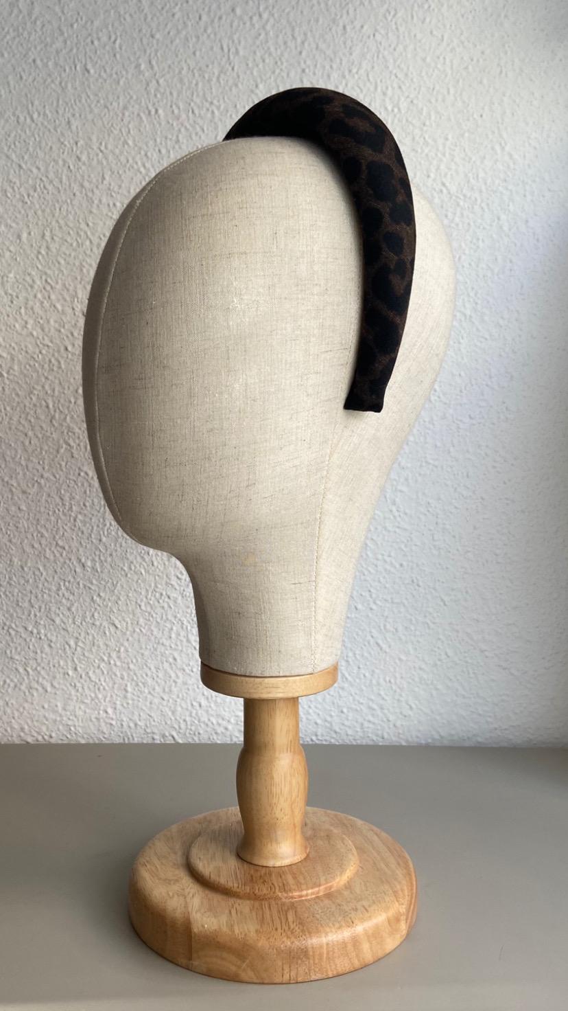 Diadema con Volumen - Print Leopardo